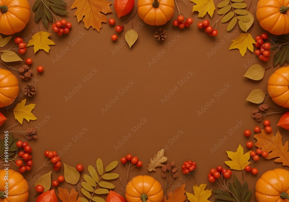Fototapeta premium Autumn background simply 