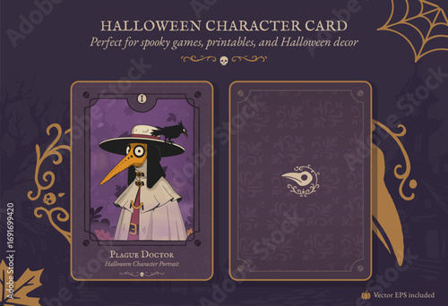 Plague Doctor – Halloween Character Collectible Card