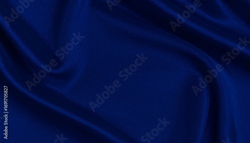 青い布のクロースアップ、ベルベット・サテン
