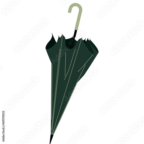 umberella to protect from the rain. umberella flat design flat illustration