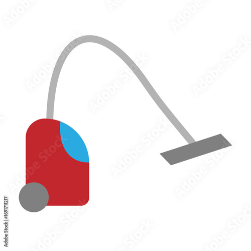 Vaccum Clearner Vector Flat Icon Design