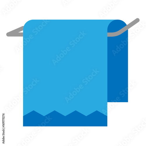 Towel Vector Flat Icon Design