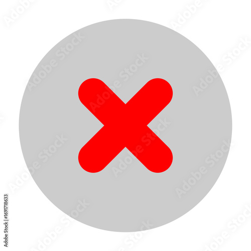 Error Vector Flat Icon Design