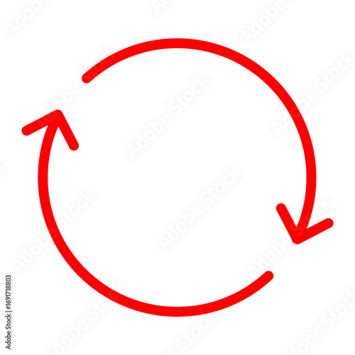 Refresh Vector Flat Icon Design