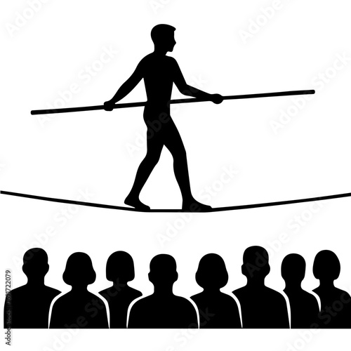 A tightrope walker
