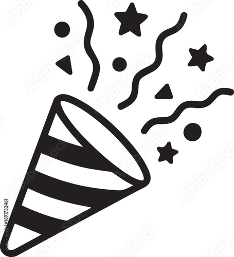 confetti popper icon