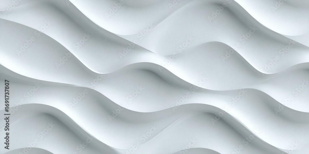 Obraz premium Abstract white wavy pattern (1)