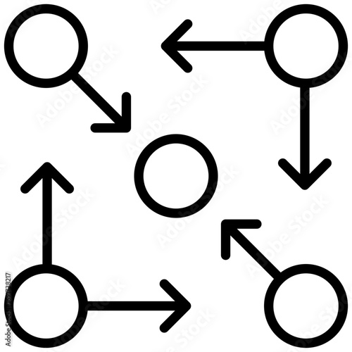 Critical Path Icon