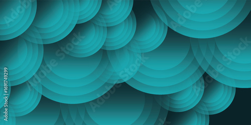 Dark blue abstract background with glowing curve Shiny blue gradient geometric element simple art modern nice good