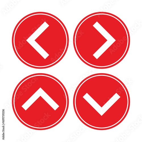 Free Download direction arrow Button Icon Set - GFXLoad