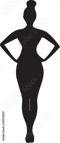 Gymnastic Poses Silhouette Set – Acrobatics, Athlete Dance, Fitness Vector Icons