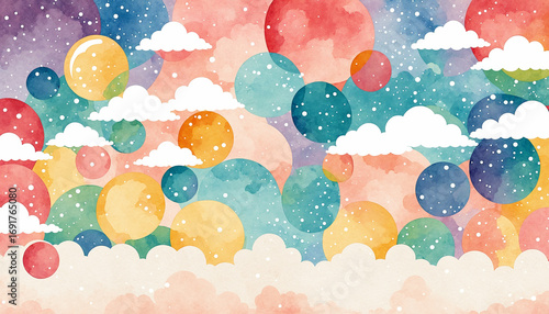 a colorful abstract waterco...