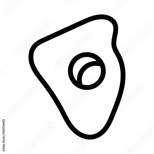 Climbing Hold Line Icon of Rock Climbing Icon Set