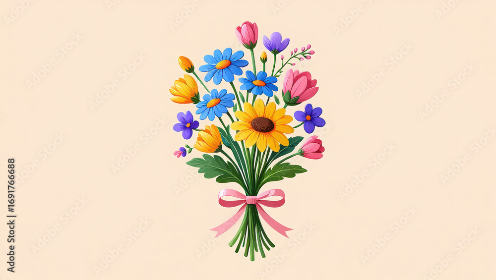 Obraz premium flower clipart