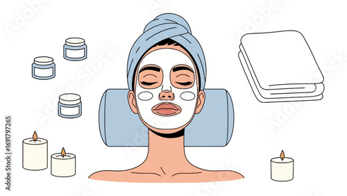 Relaxed women enjoying a traditional spa treatment with wooden tubs and herbal baths promoting wellness and rejuvenation in a serene environment