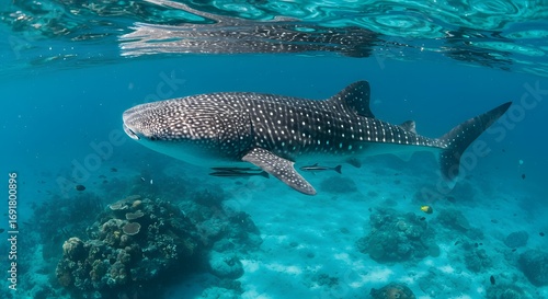 Whale shark underwater image
