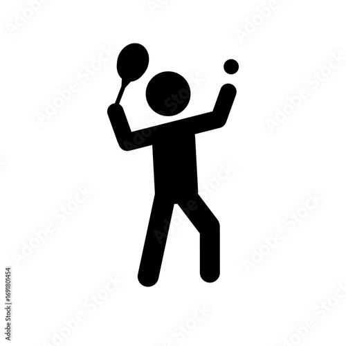 tennis player icon