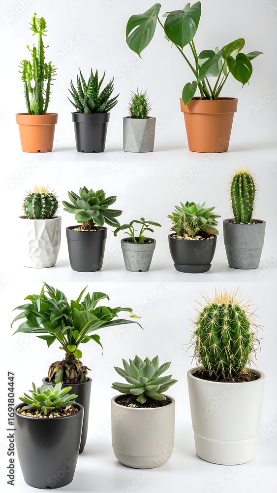 Fototapeta premium Succulents/Cacti Display