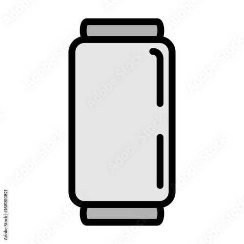 Tin Can Vector Filled Icon Design