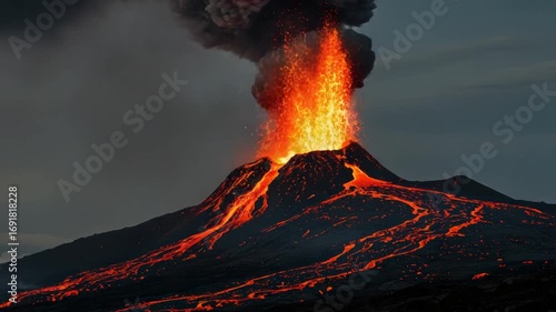 Volcanic eruption