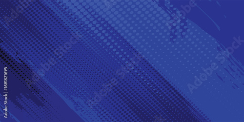 sport modern blue color pattern gradient grunge texture background. Dots pop art comics sport style modern vector background best seller