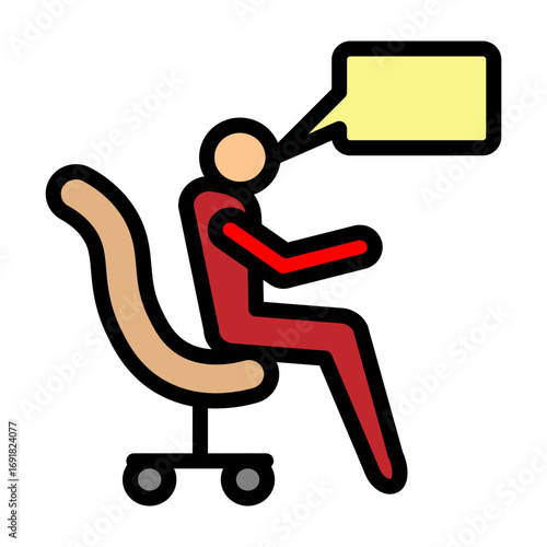 Boss Vector Filled Icon Design