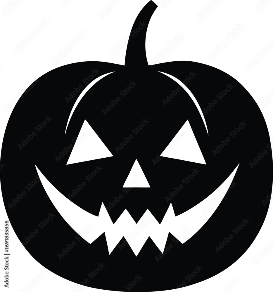 Fototapeta premium halloween jack o lantern Icon