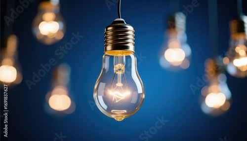 Bright Idea Light Bulb Concept Innovation and Creativity