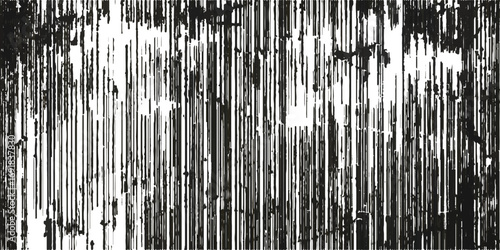 Natural bamboo wood fence texture, a brown seamless pattern on an old weathered wall