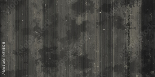 Grunge texture of a dark, aged wood surface with a vintage pattern
