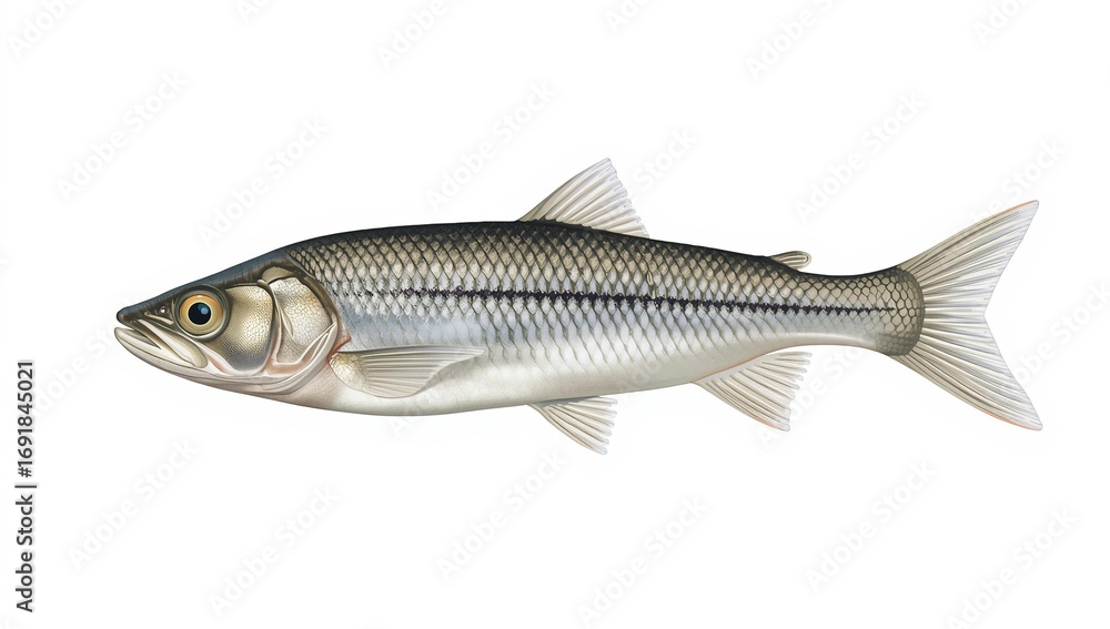 Obraz premium fish isolated on white