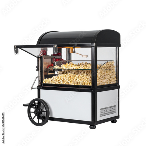 Mini old-style popcorn machine 