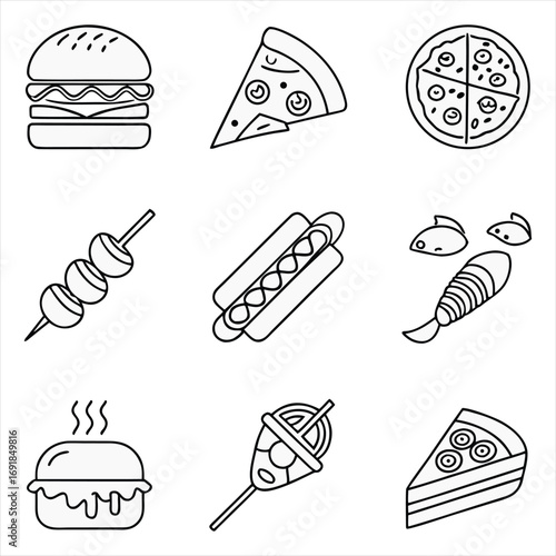 fast food icons
