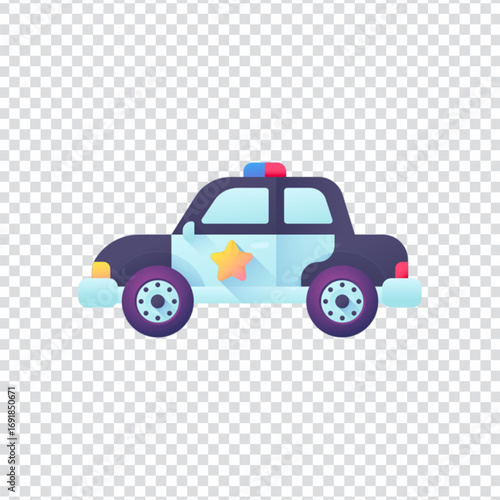 Police Badge Icon for Law Enforcement