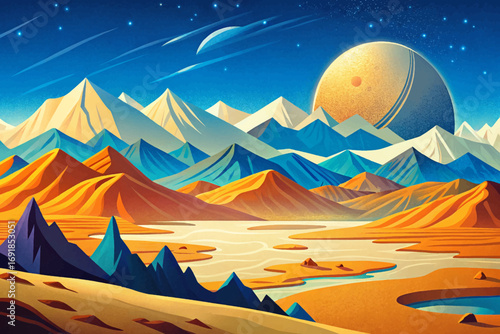 Gobi Desert in Mongolia and China, cold desert, rocky mountains, sand dunes, nomadic culture and history