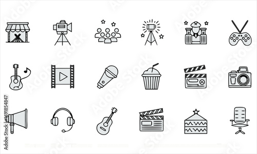 set of icons
