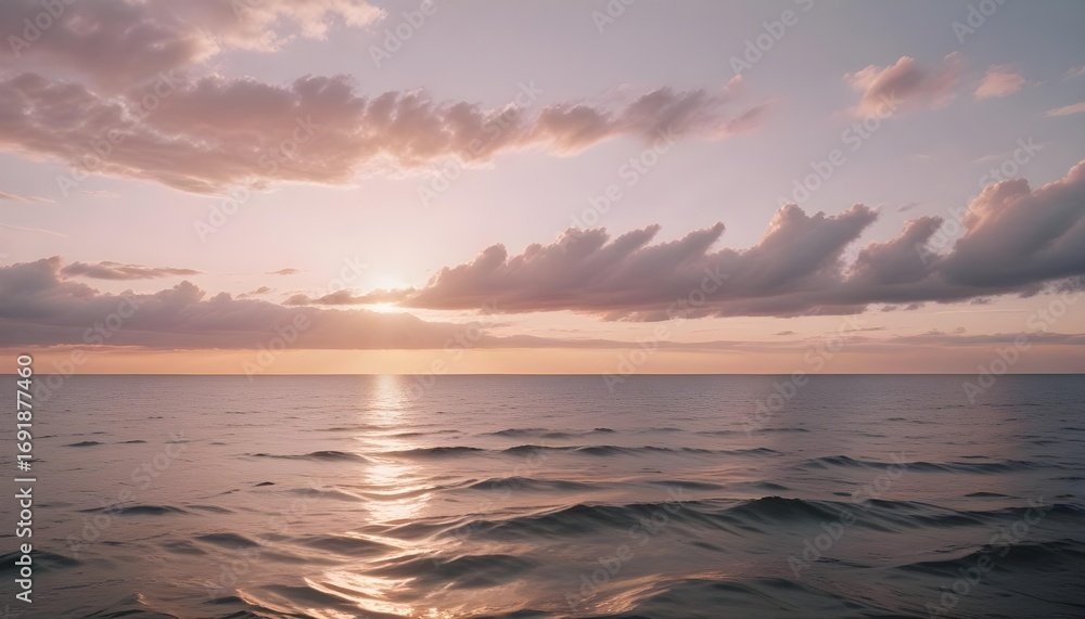 Fototapeta premium Sunset over the ocean