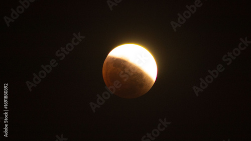 A total lunar eclipse occurred at the Moon's ascending node of orbit on Sunday, September 7, 2025