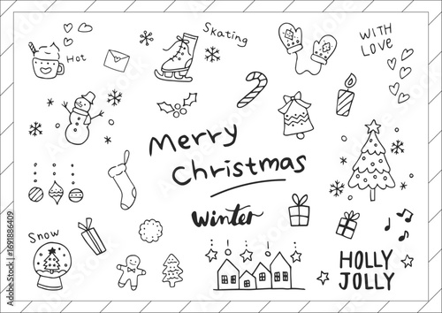 クリスマスアナログ素材集