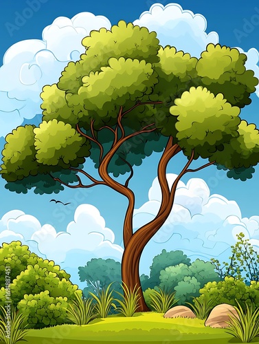 夏の緑陰の記憶