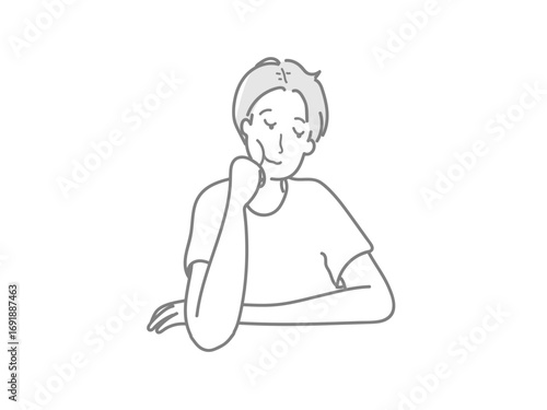 イラスト　男性　女性