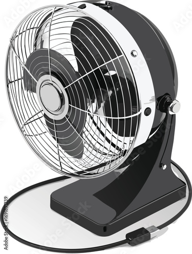 air conditioner on white background