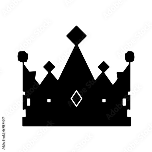 Crown icon with transparent background