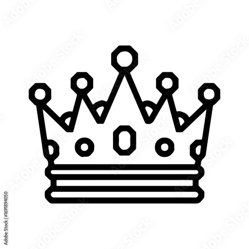 Crown icon with transparent background