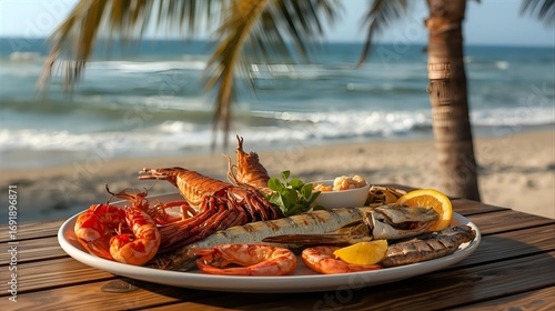 Oceanfront Seafood Feast Grilled Delights by the Sea