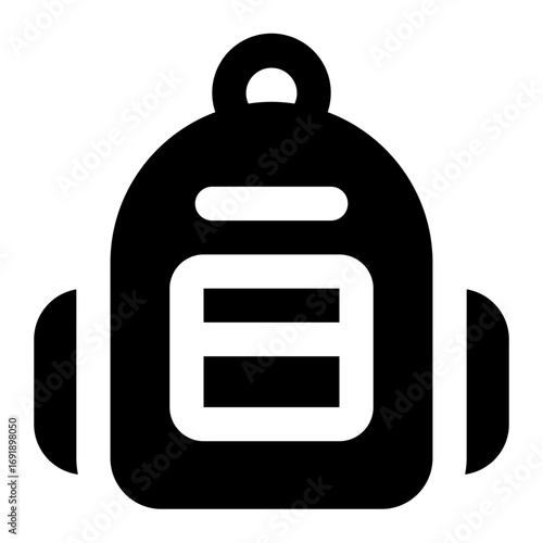 bagpack icon for illustration