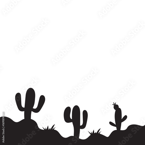 Cactus Silhouette Design