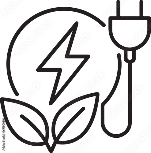 Green Energy Charging icon