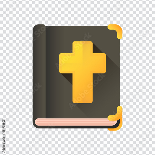 Holy Bible Icon for Religious Graphics