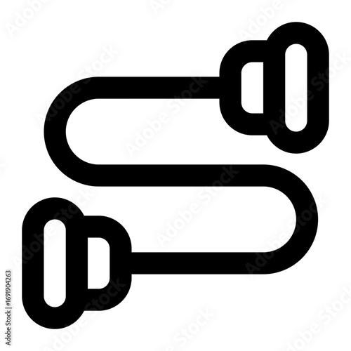 chest expander icon for illustration